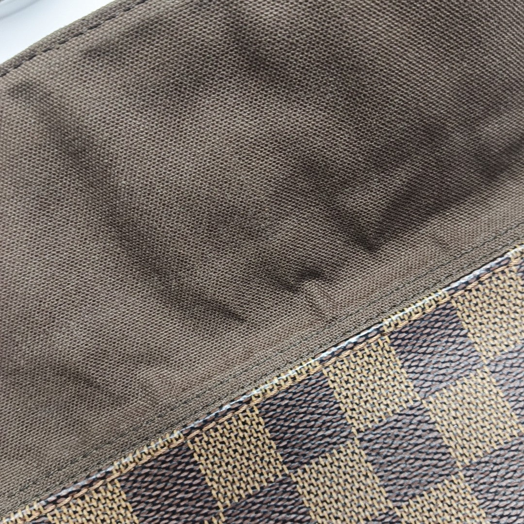 MELVILLE Damier Ebene Coated Canvas Brown