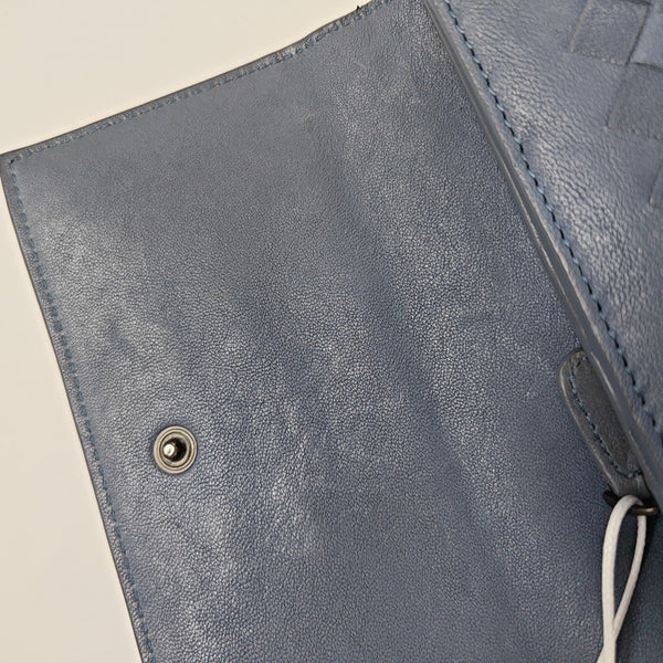 Calfskin Wallet Blue