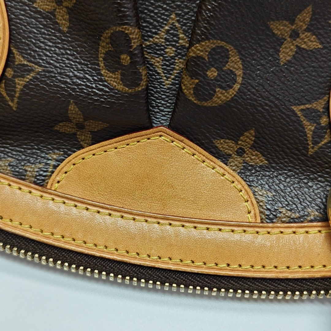 TIVOLI PM Monogram Coated Canvas Brown