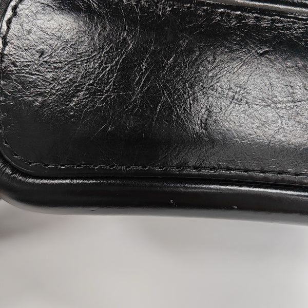 GABRIELLE Small Quilted Calfskin Black