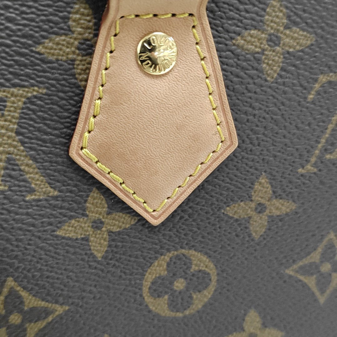 SPEEDY 20 Monogram Coated Canvas Brown