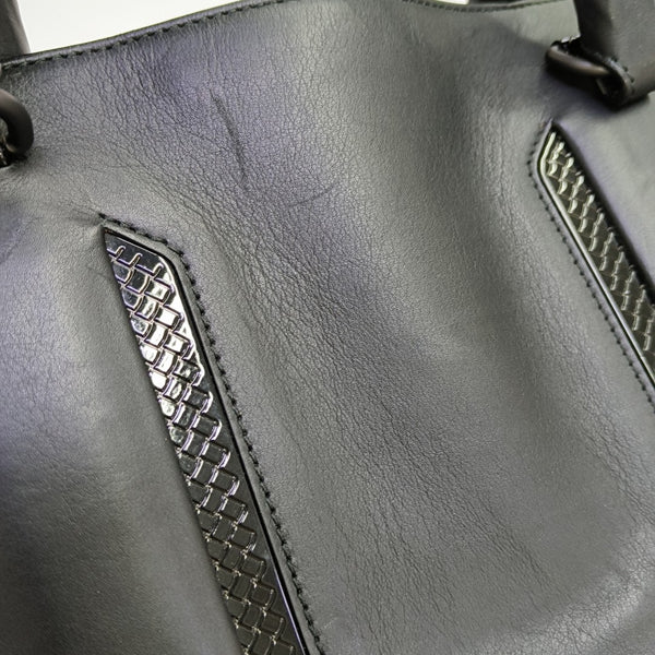 Calfskin Shoulder Bag Black