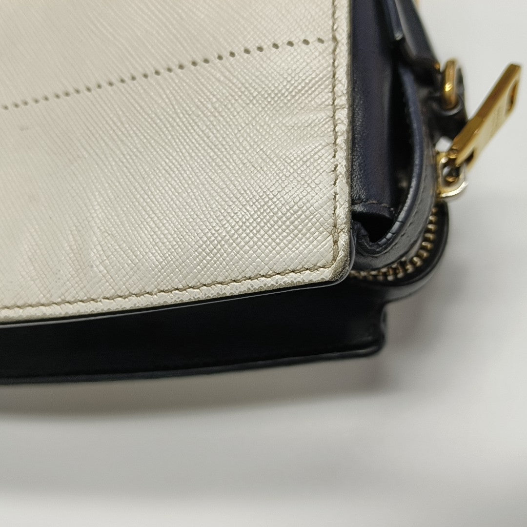 Calfskin Shoulder Bag White