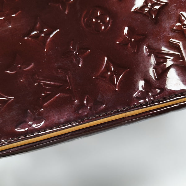 SUMMIT DRIVE Monogram Patent Leather Red