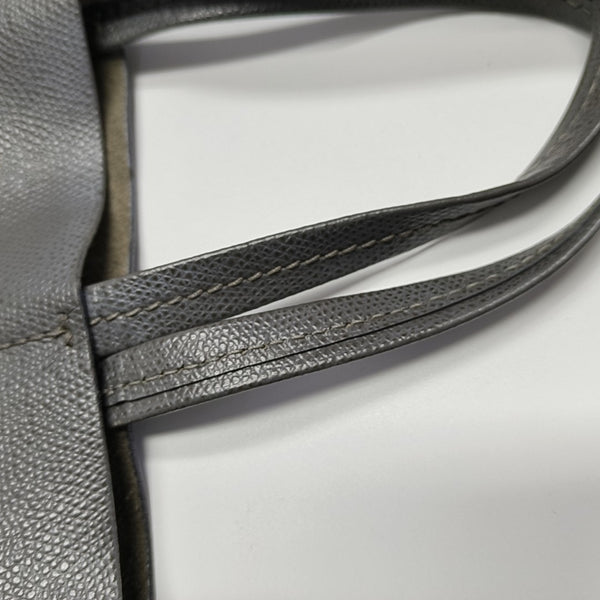 VERTICAL CABAS Mini Calfskin Gray