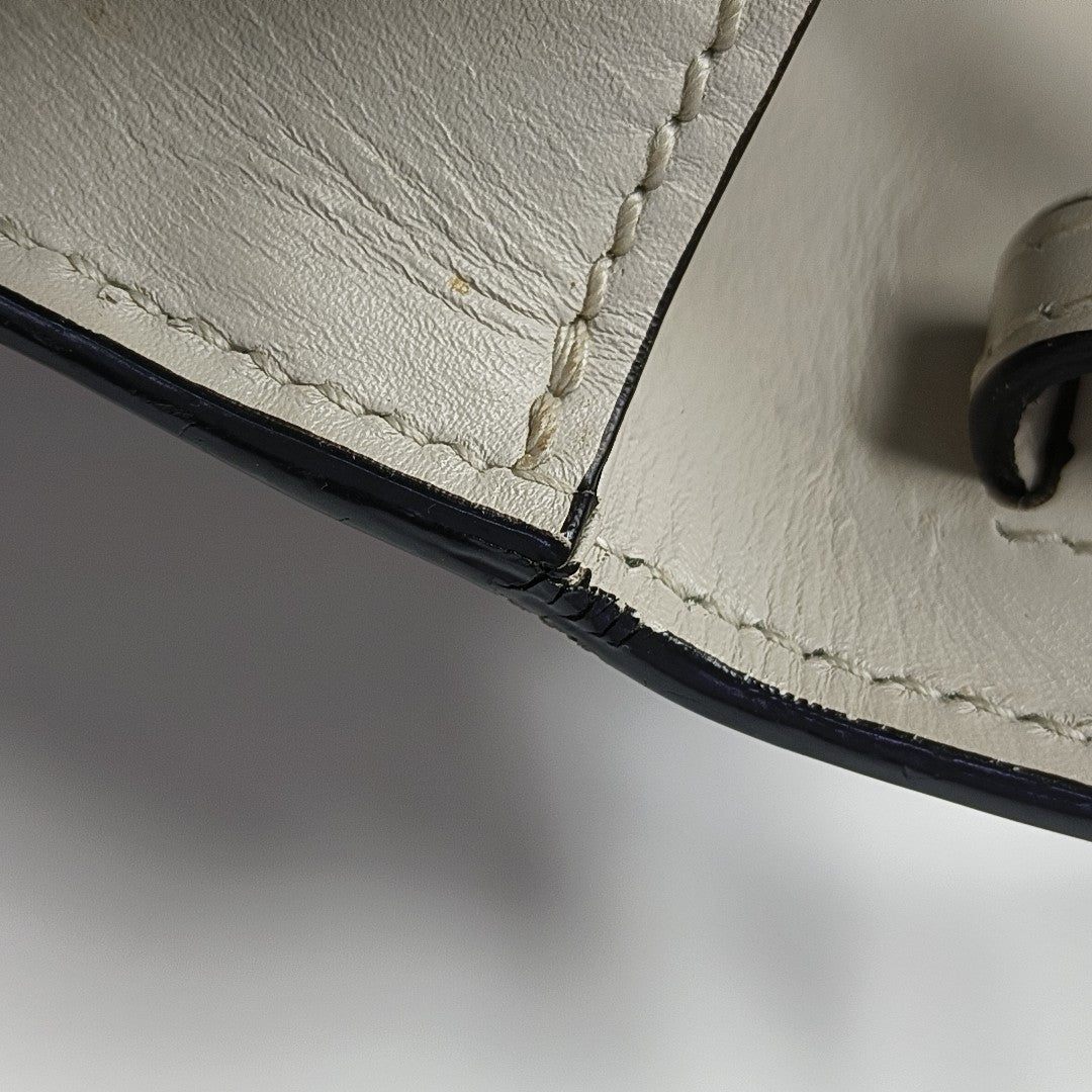 Sylvie Mini Calfskin White