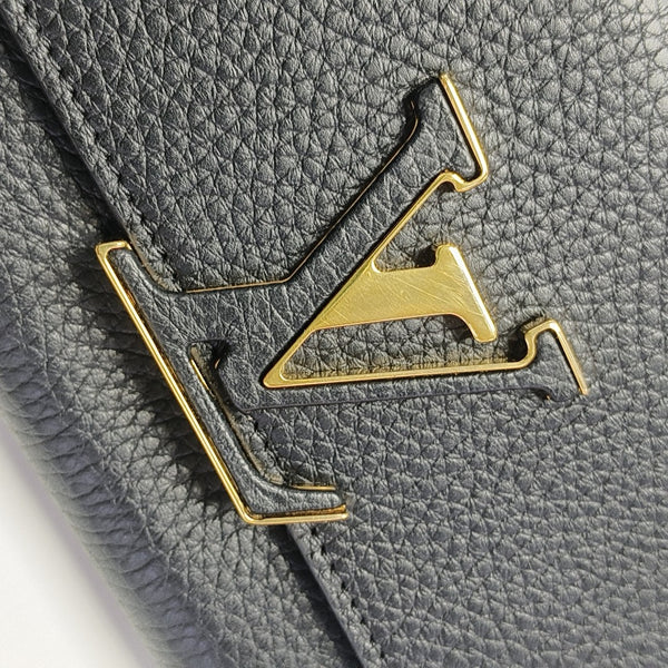 CAPUCINES Mini Monogram Calfskin Black Wallet