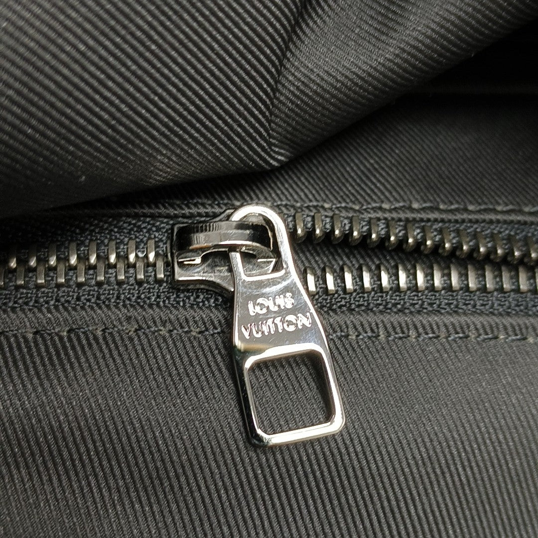 CHRISTOPHER Monogram Coated Canvas Gray