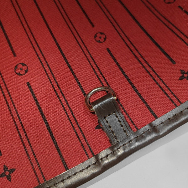 NEVERFULL GM Damier Ebene Coated Canvas Brown