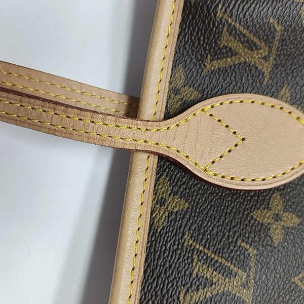 NEVERFULL INSIDE OUT MM Monogram Fabric Red