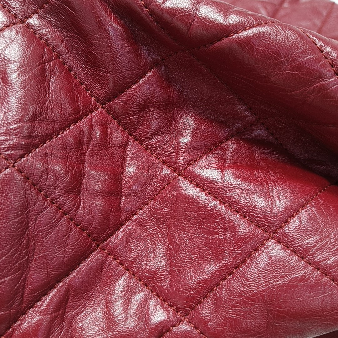 Quilted Lambskin Shoulder Bag Red