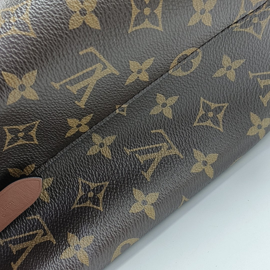 NÉONOÉ MM Monogram Coated Canvas Brown