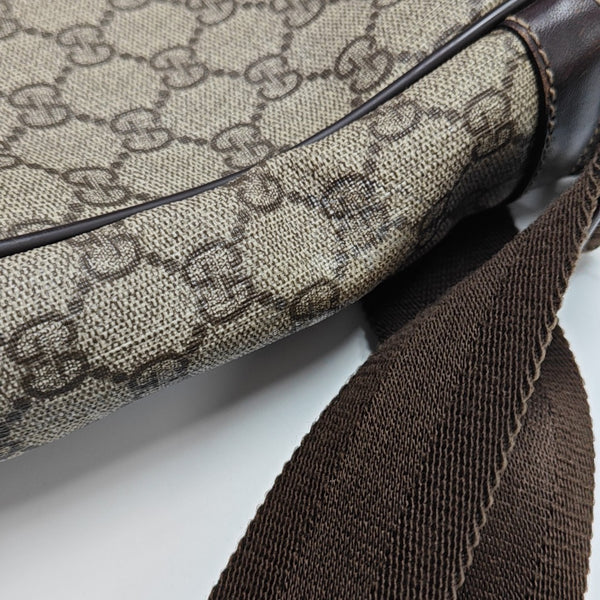 GG Supreme Monogram Coated Canvas Black