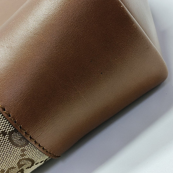 Monogram Canvas Shoulder Bag Brown