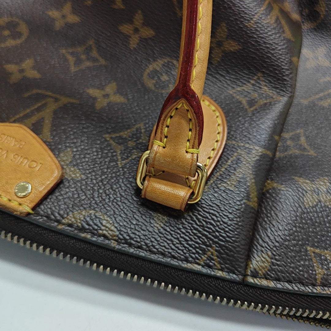 TURENNE PM Monogram Coated Canvas Brown