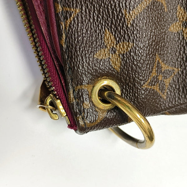 PALLAS Monogram Coated Canvas Brown