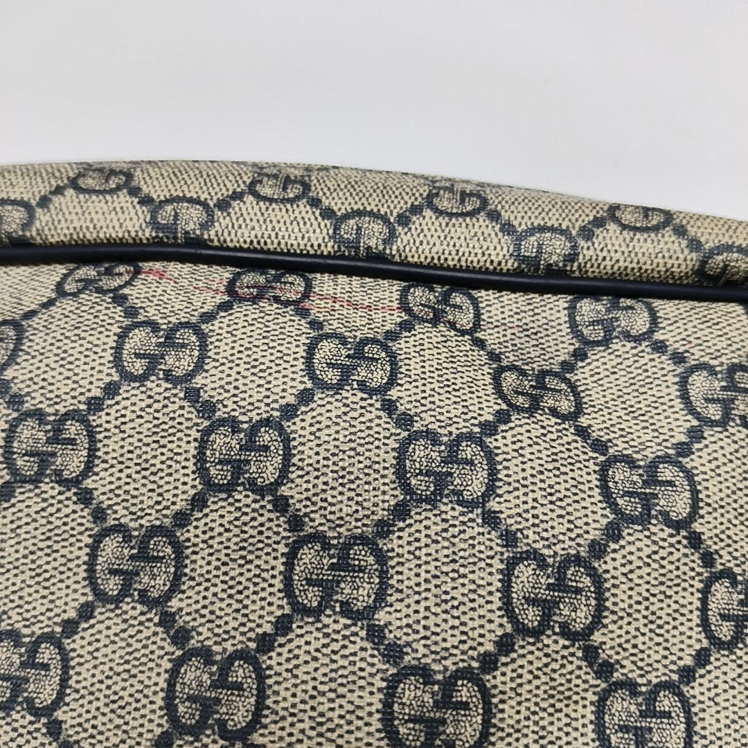 Monogram Coated Canvas Shoulder Bag Brown