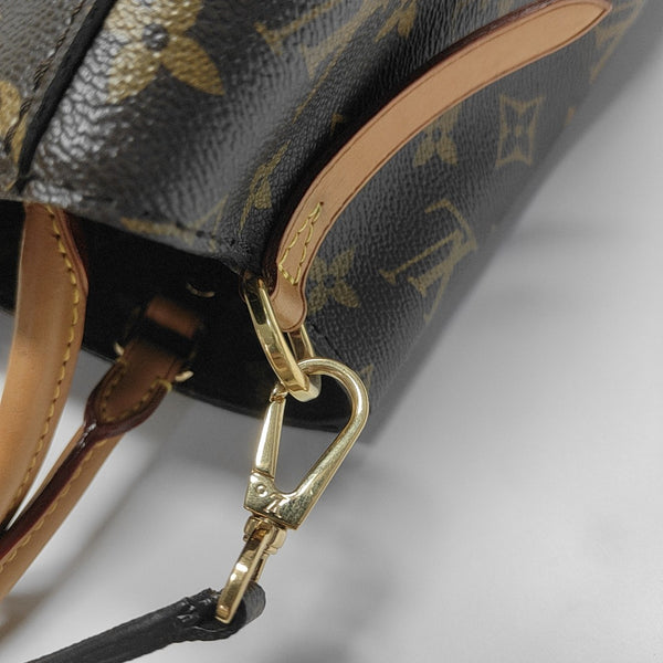 MONTAIGNE Monogram Coated Canvas Brown