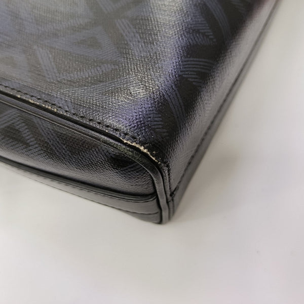 Lingot Oblique Coated Canvas Black