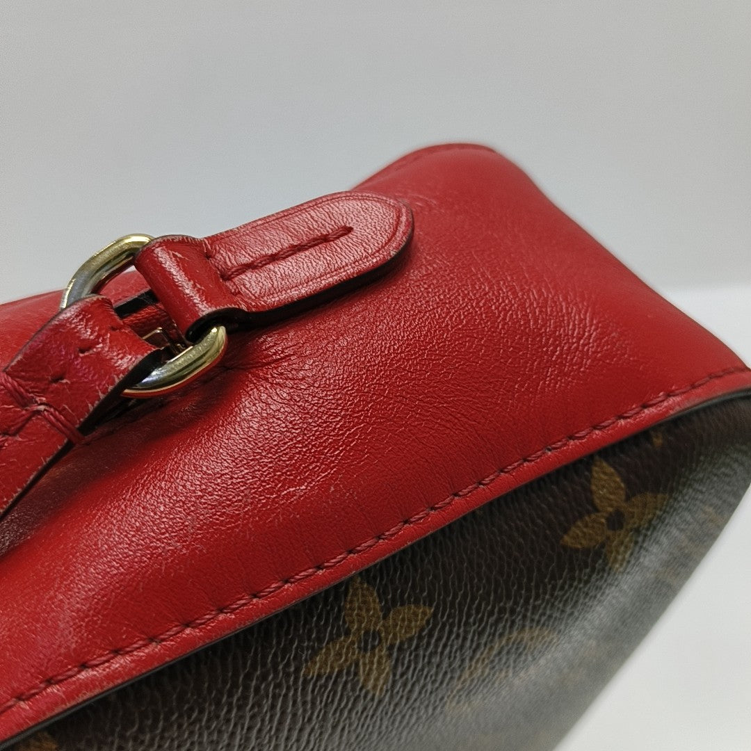 SAINTONGE Monogram Coated Canvas Brown