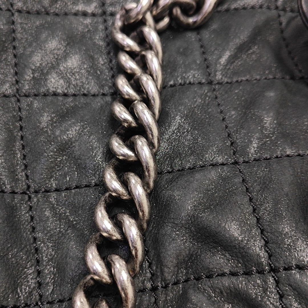 HAMPTONS CC Quilted Calfskin Green
