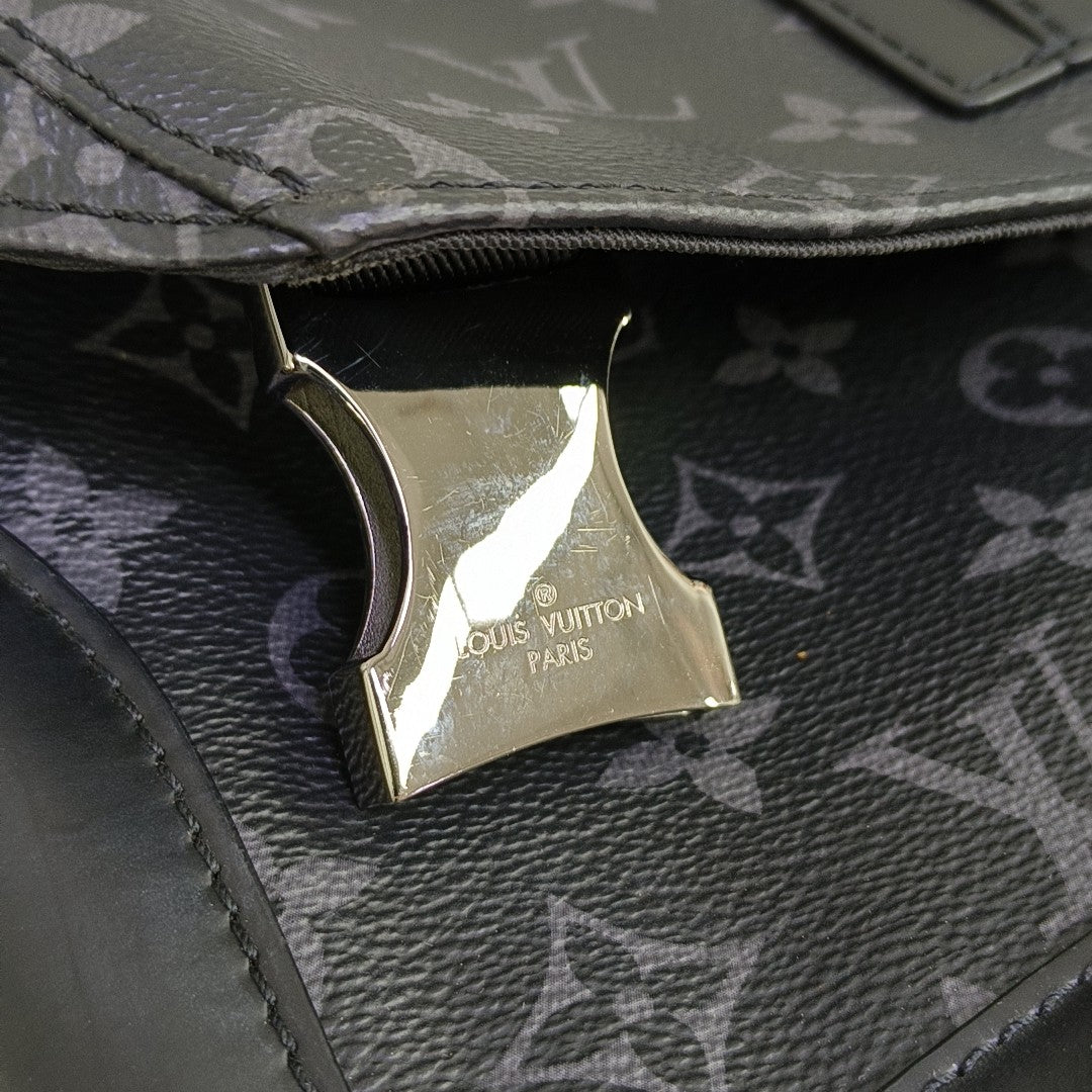 VOYAGER PM Monogram Coated Canvas Black