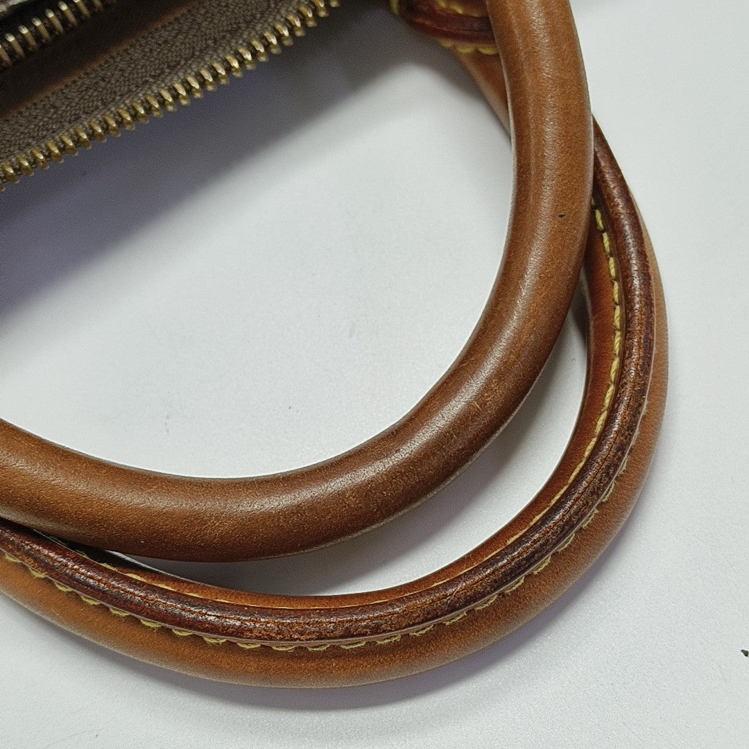 SPEEDY 30 Monogram Coated Canvas Brown