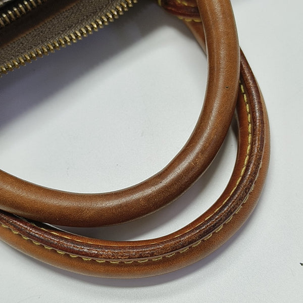SPEEDY 30 Monogram Coated Canvas Brown