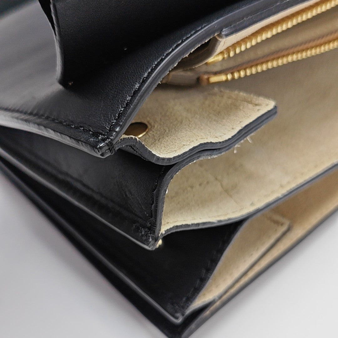 Faye Medium Calfskin Black