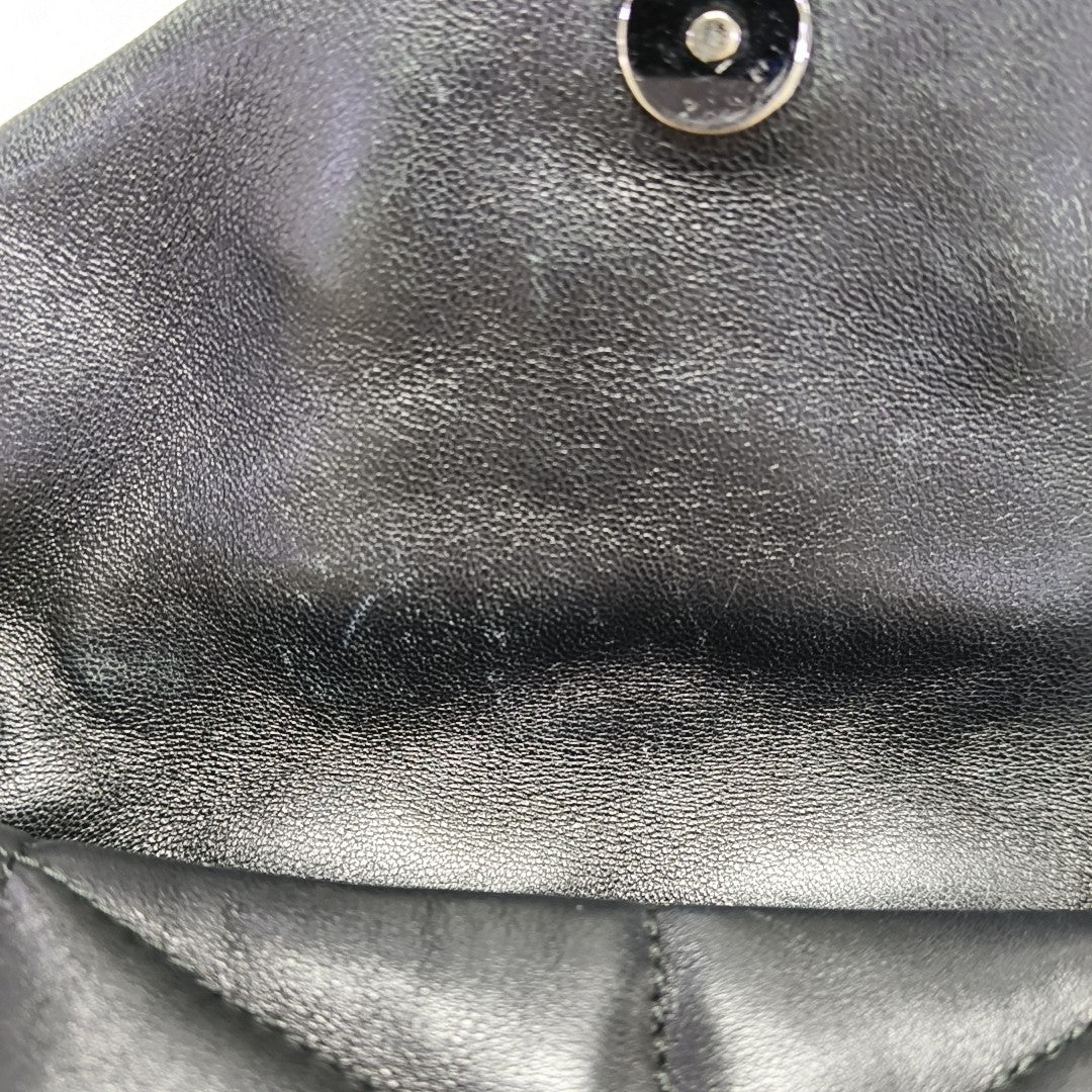 PUFFER Mini Quilted Lambskin Black