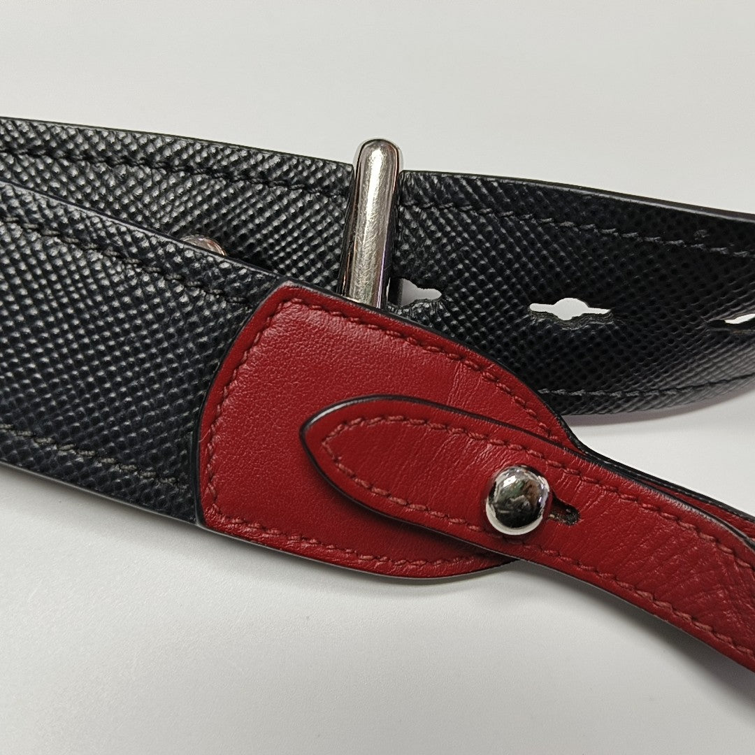 Monochrome Saffiano Calfskin Black