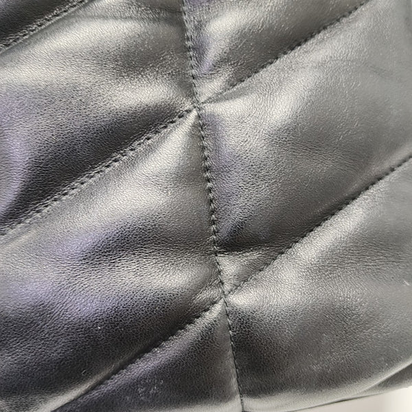 PUFFER Small Quilted Lambskin Black