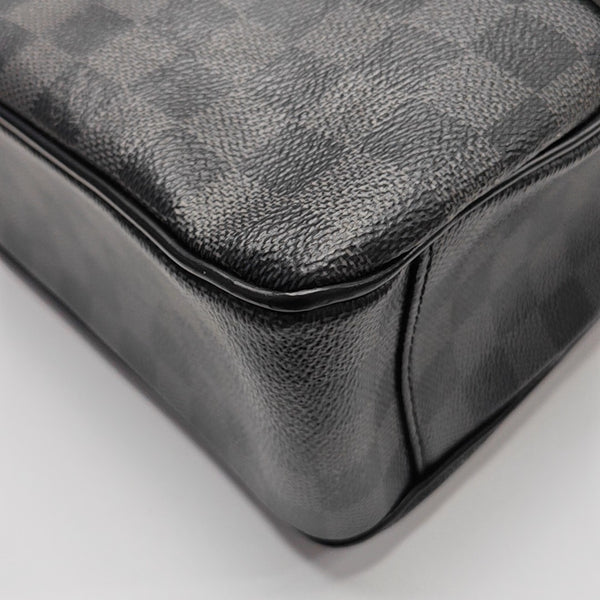 TADAO PM Damier Graphite Coated Canvas Gray