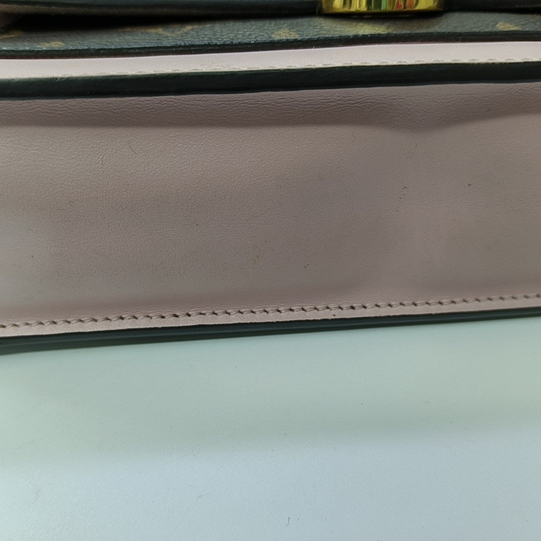 FLORE Monogram Coated Canvas Brown