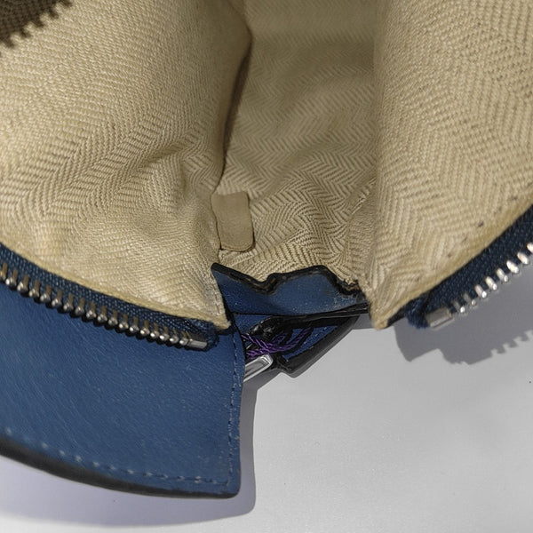 Puzzle Mini Calfskin Blue