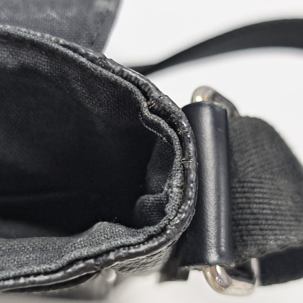 DISTRICT PM Damier Graphite Coated Canvas Gray