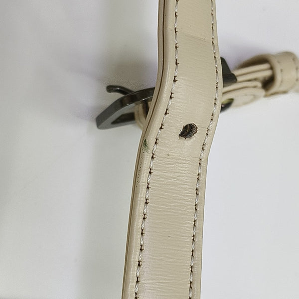 Calfskin Shoulder Bag Beige