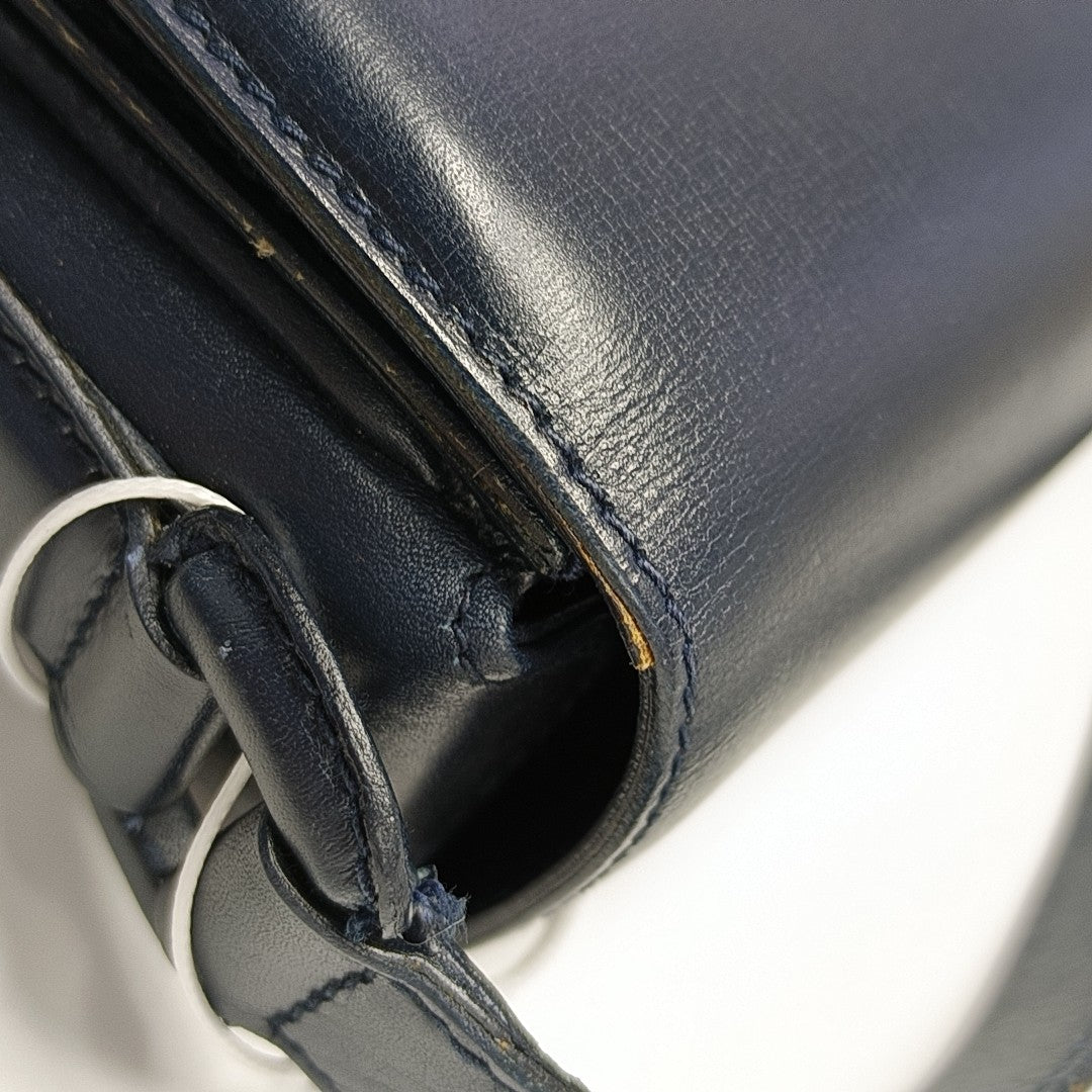 Calfskin Crossbody Bag Blue
