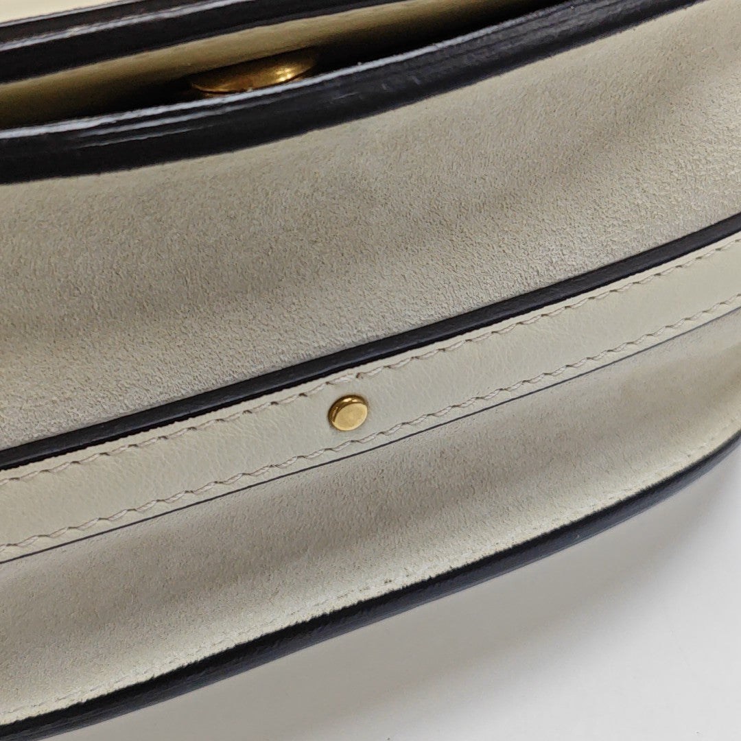 Nile Medium Calfskin White