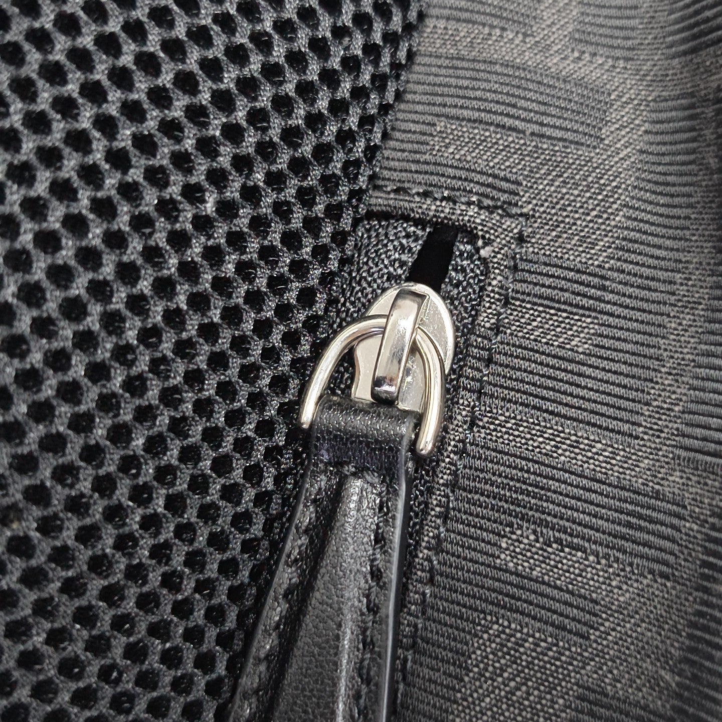 FENDI Strike Medium Canvas Black
