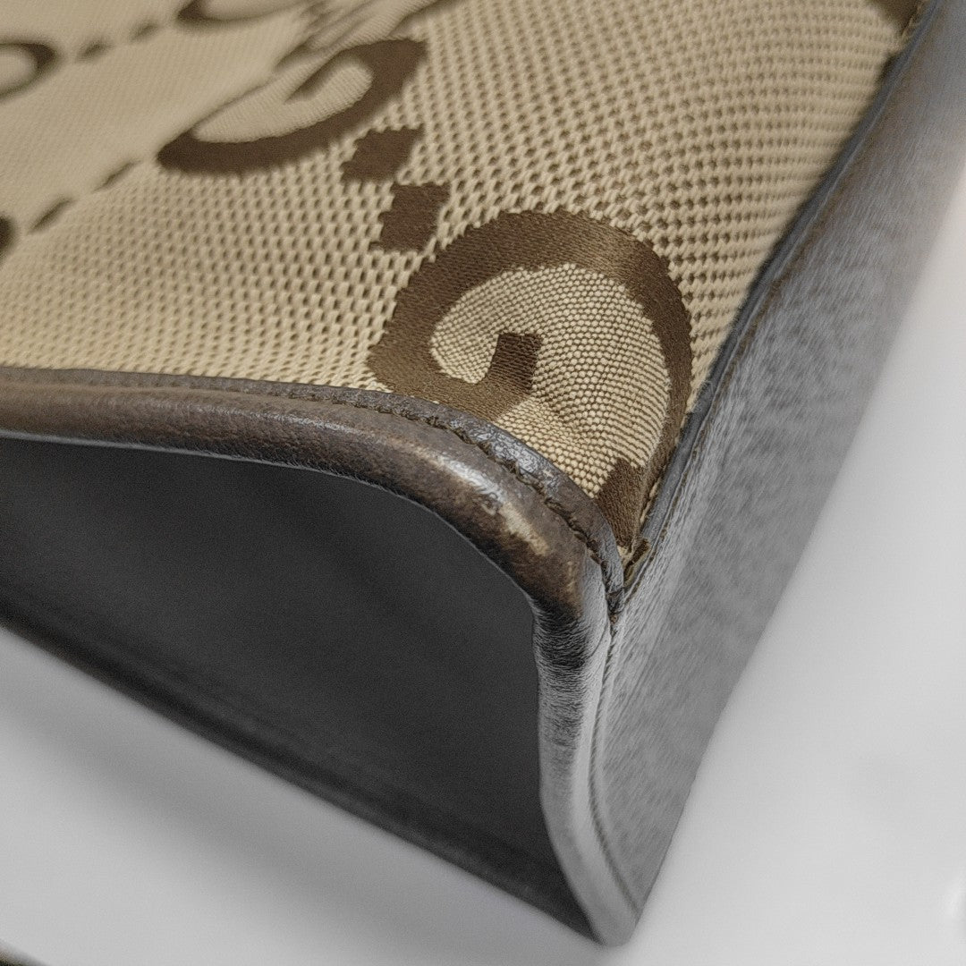 Jumbo Monogram Canvas Beige