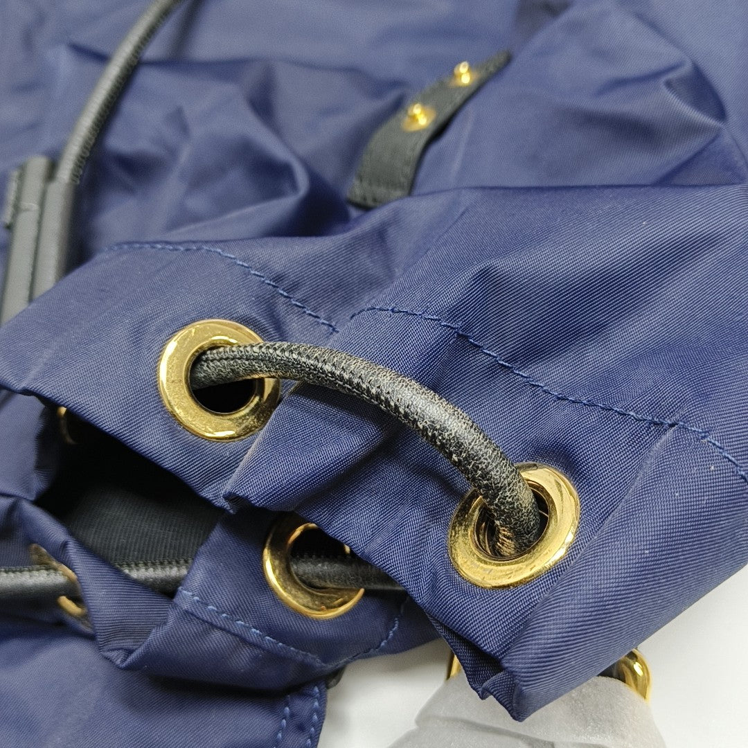 The Rucksack Large Nylon Blue