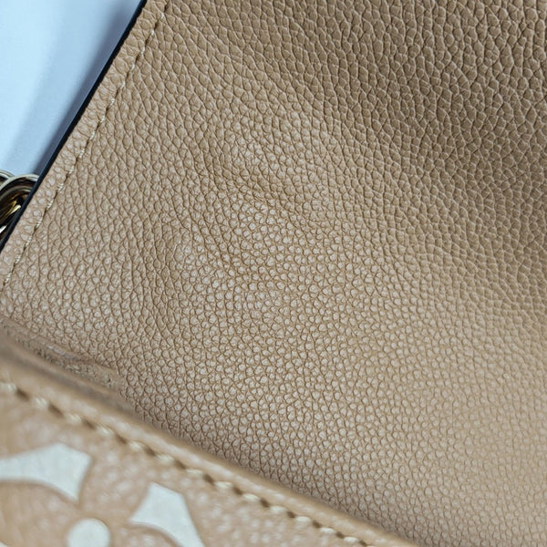 MÉTIS EAST WEST Monogram Calfskin Brown