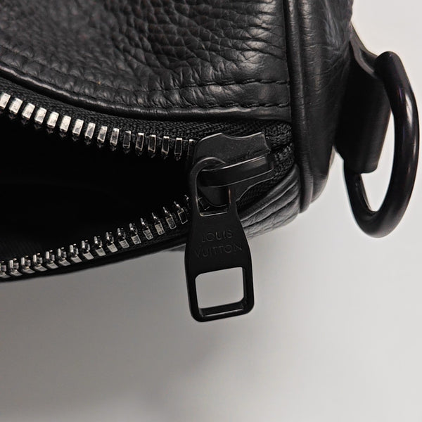 KEEPALL 35 Monogram Calfskin Black