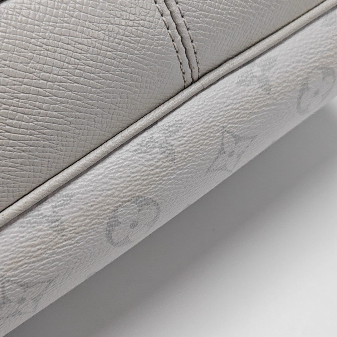 OUTDOOR PM Monogram Coated Canvas White