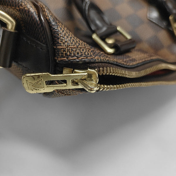 SPEEDY 25 Damier Ebene Coated Canvas Brown