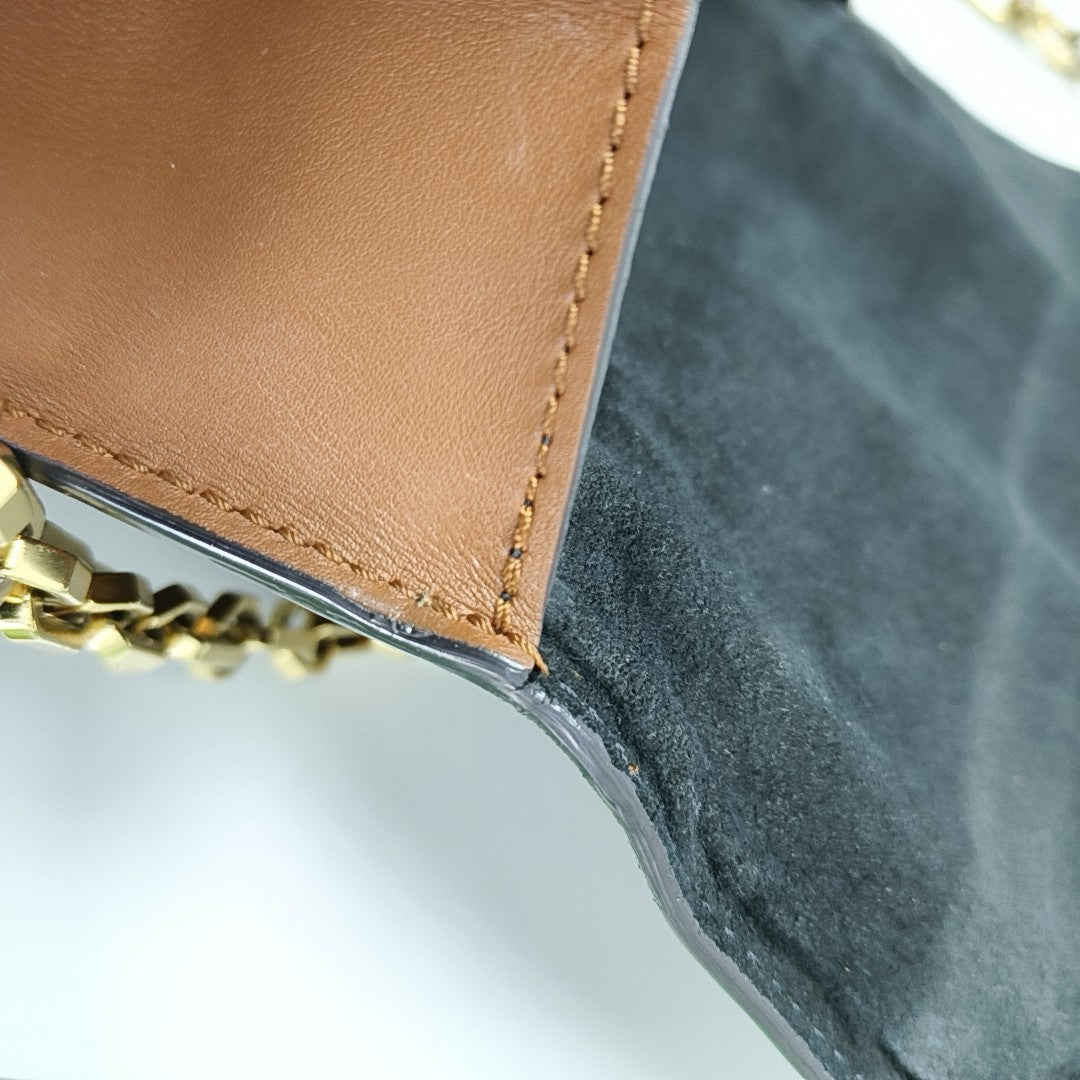 DAUPHINE MM Monogram Coated Canvas Brown