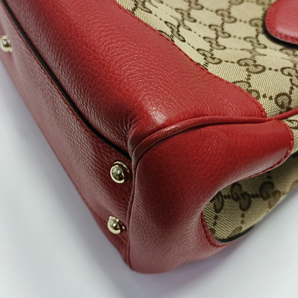 Monogram Canvas Tote Bag Beige