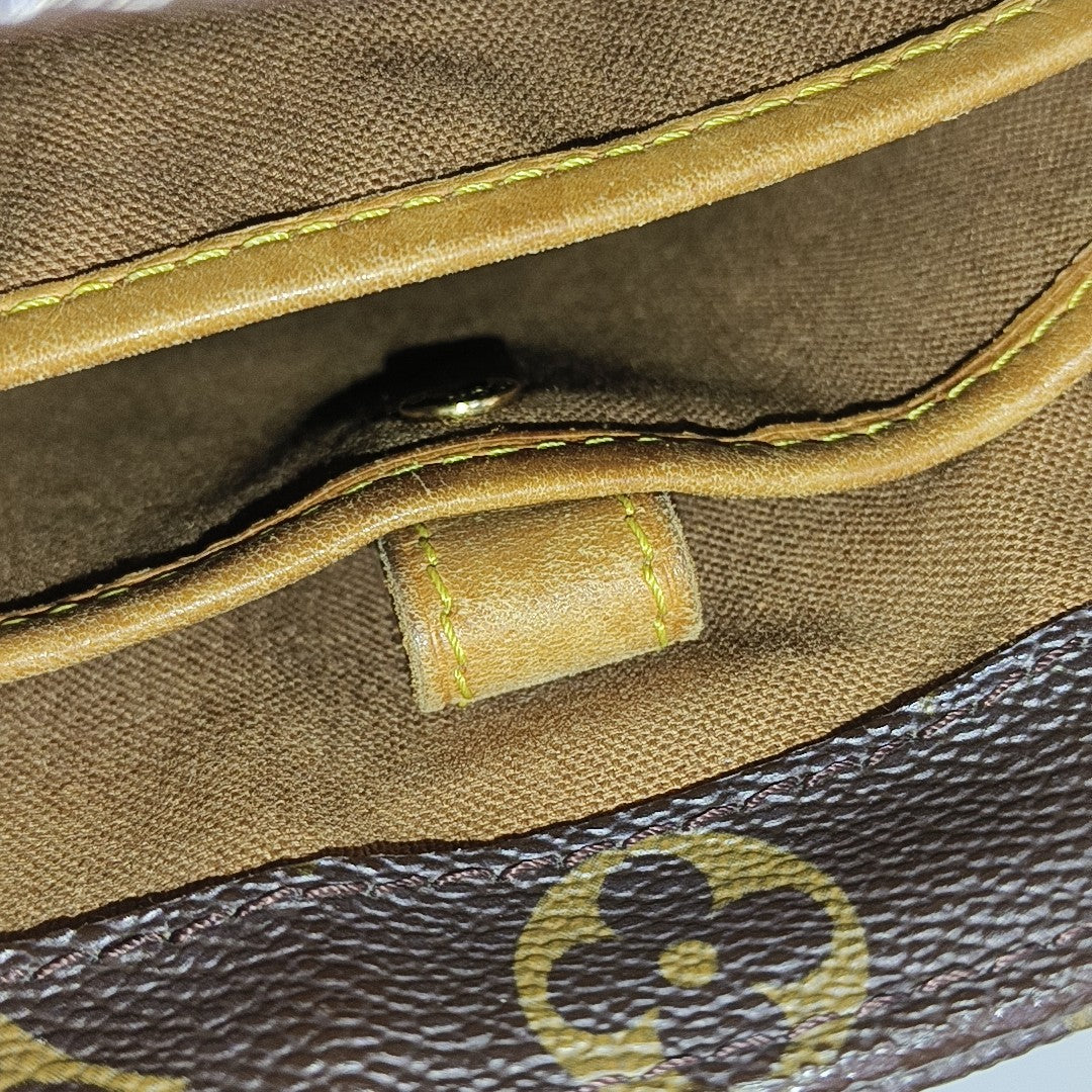 VINTAGE VAVIN PM Monogram Coated Canvas Brown