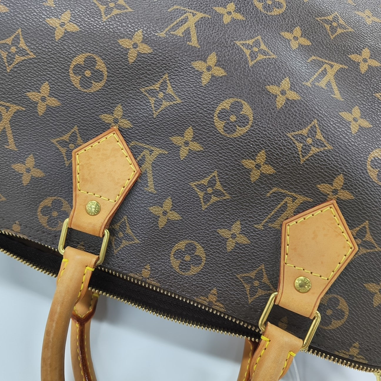 SPEEDY 30 Monogram Coated Canvas Brown